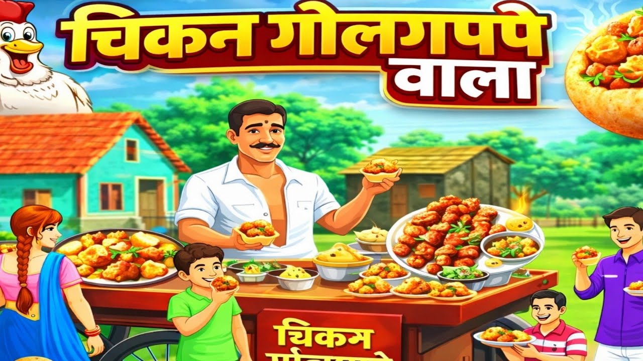 मटन चिकन गोलगप्पे Hindi kahani mutton chicken golgappa मटन वाले की कहानी moral story 