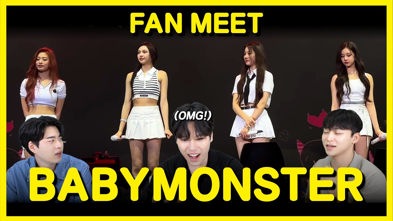 BABYMONSTER (Dinosaur, Dangerously, Godzilla, Havana, Dream) in Jakarta [KOREAN  REACTION] !! 💗😚