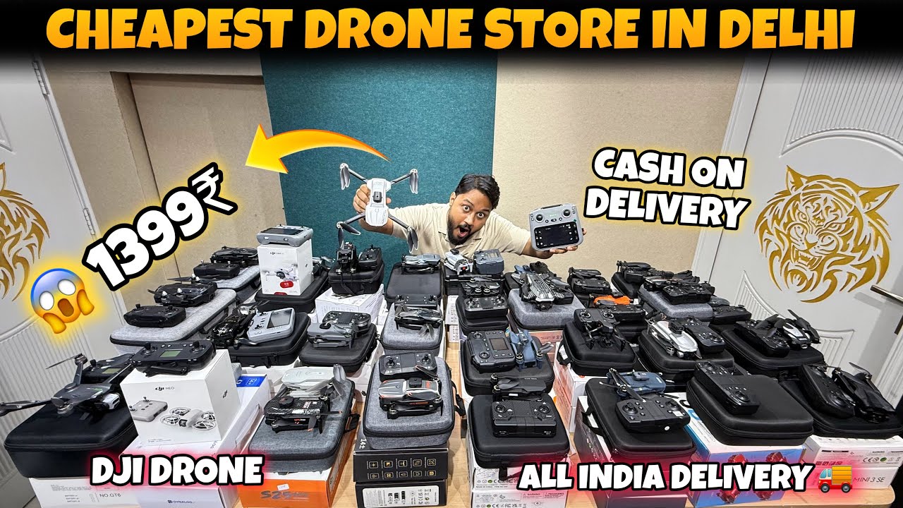 Cheapest Drone Market in Delhi | मात्र 1399₹ में ले जाओ🔥 Dji drone | Gps Drone | Toy Drone Market