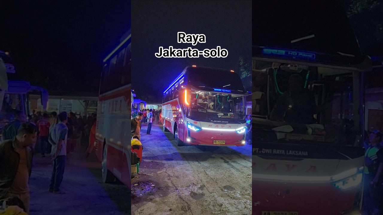 UNIT TERBARU PO RAYA DENGAN CLASS SUPER TOP, BERANGKAT MENUJU TIMUR #raya #busindonesia #busmania