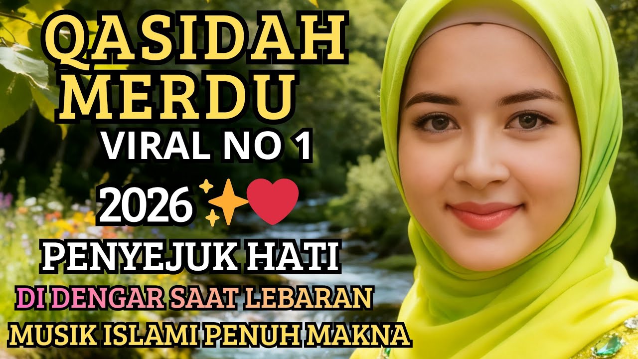 KOLEKSI TERMAHALL QOSIDAH MERDU POPULER ✨️PENYEJUK HATI SUDAH DILIHAT JUTAAN ORANG\MUSIK PENUH MAKNA