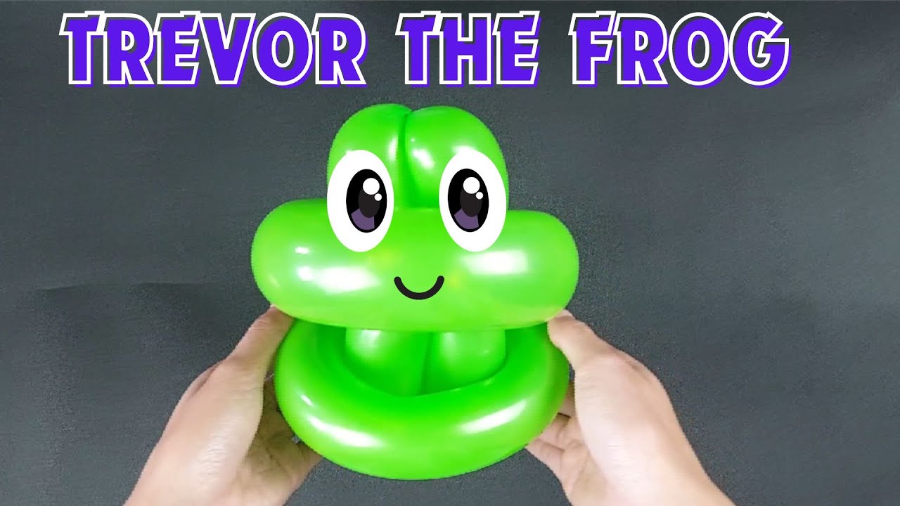How to make FROG balloon. very easy balloon animals for beginners. how to make balloon animals