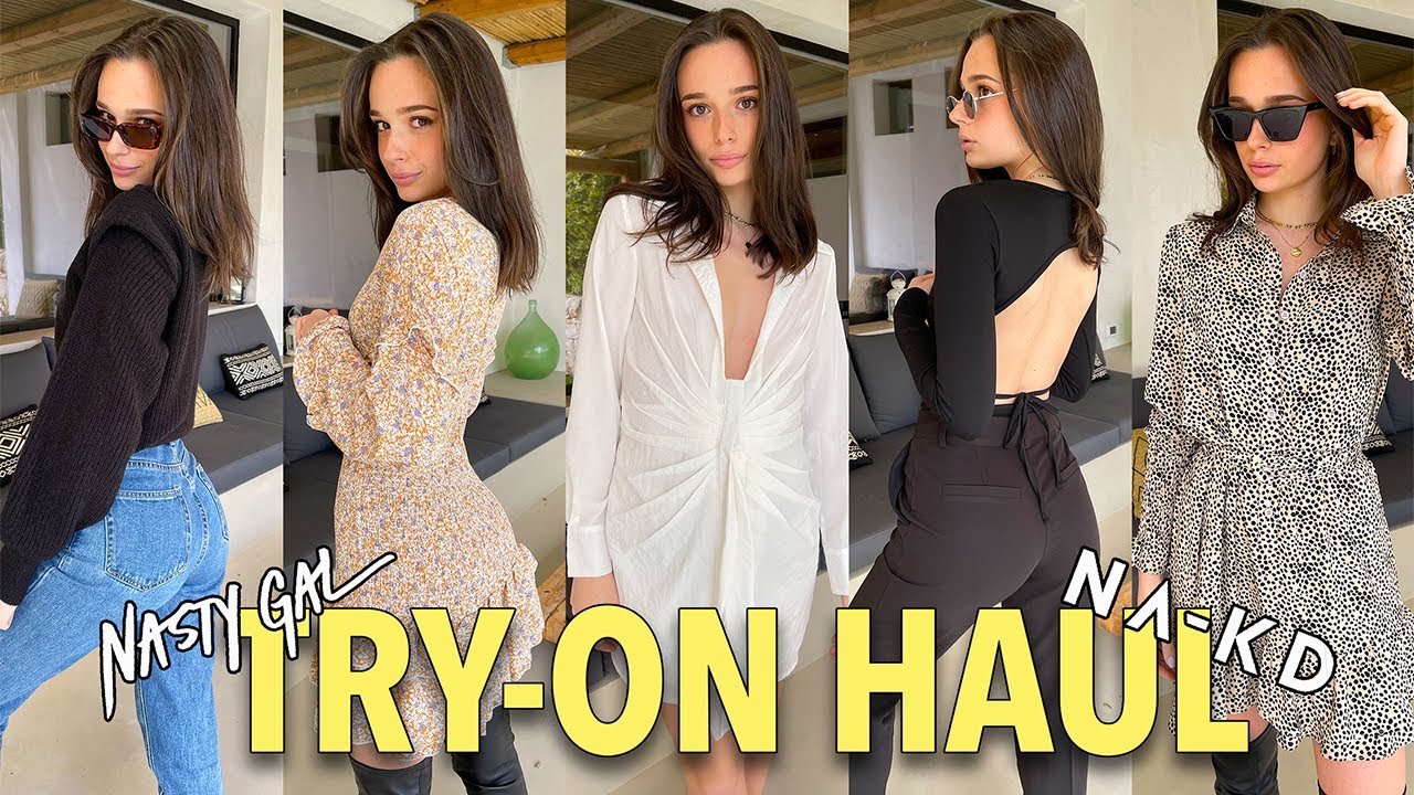 TRY-ON HAUL NASTY GAL & NA-KD!! | Andie Ella