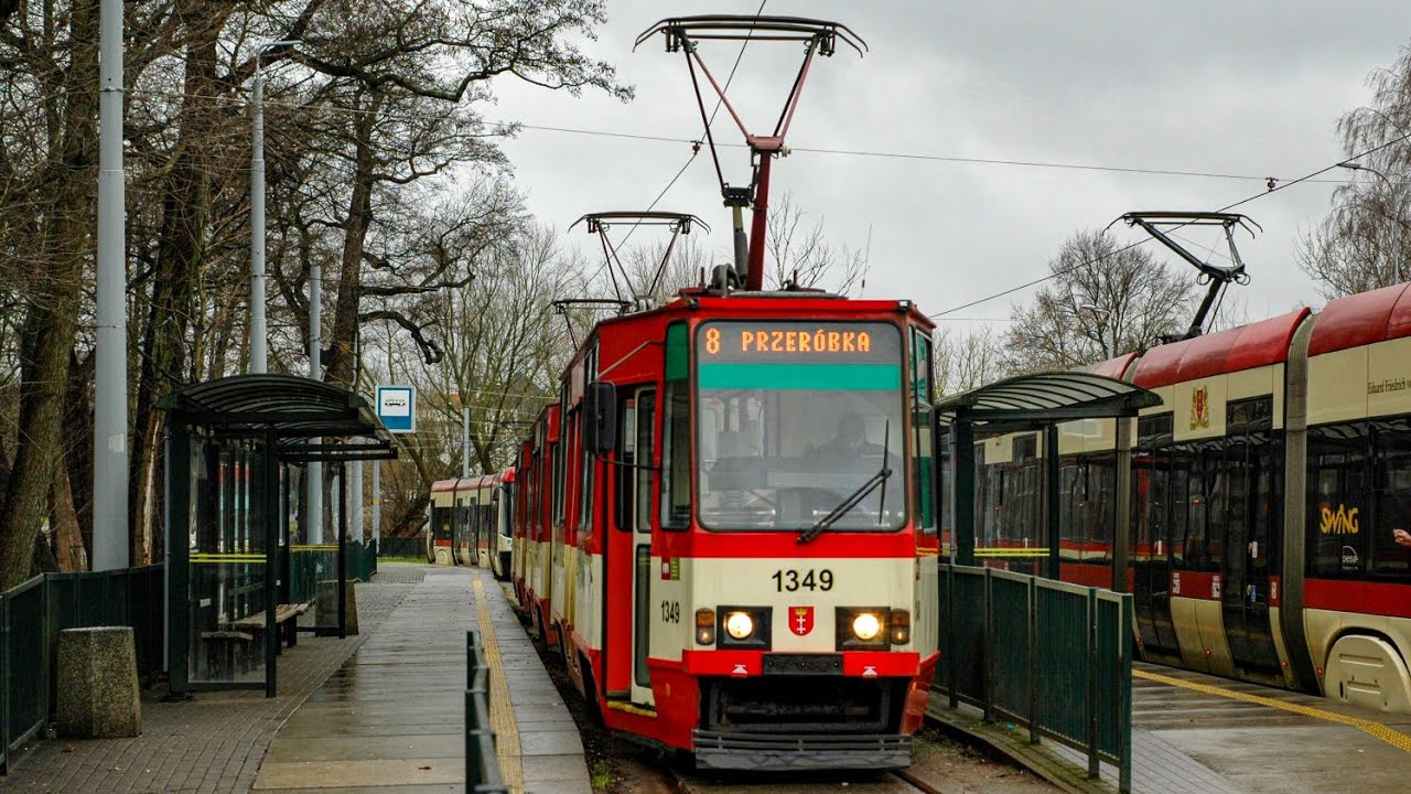 GAiT - Konstal 105Na #1349+#1350+#1346 | linia 8