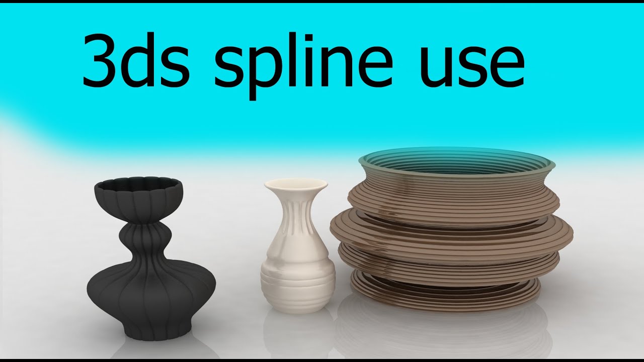 How to make pots in 3ds max