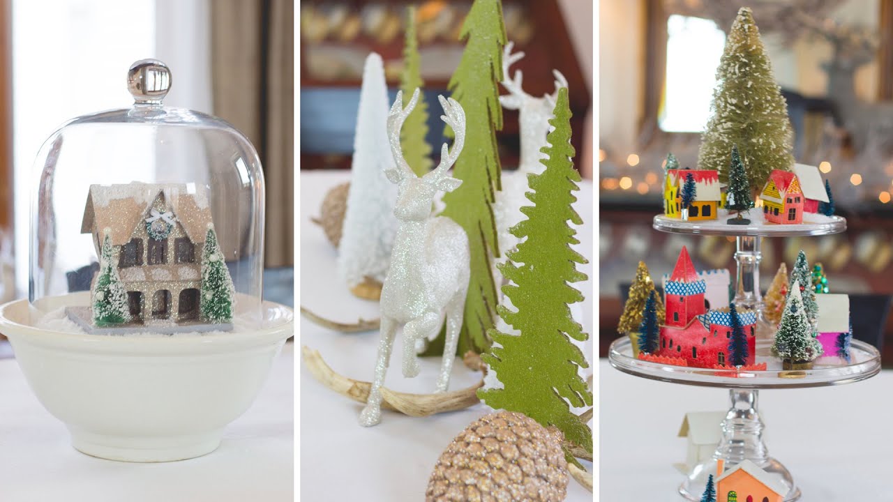 Three Holiday Centerpiece Ideas