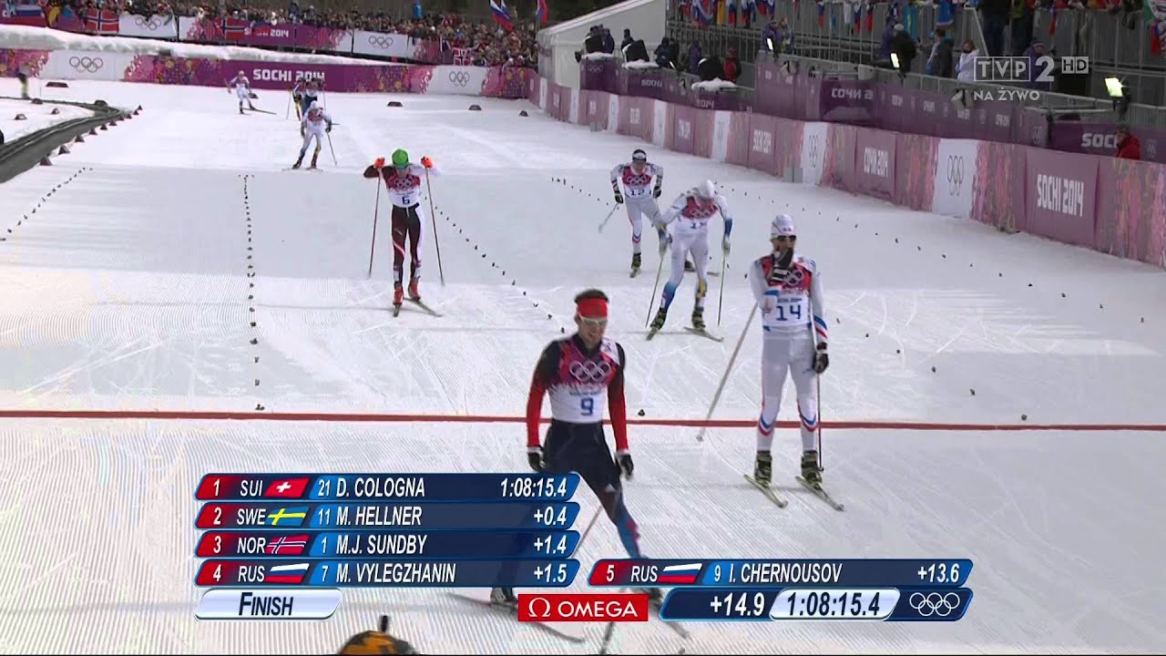 Men's 30 kilometre skiathlon Sochi 2014