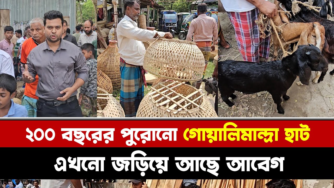 আবেগ জড়িয়ে আছে ২০০ বছরের পুরোনো গোয়ালিমান্দ্রা হাটের সাথে!