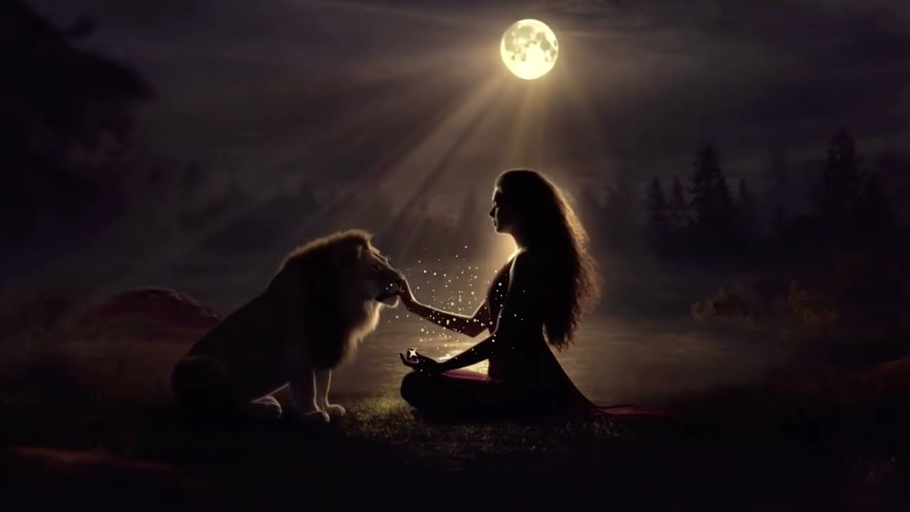Full Moon in Leo Meditation | 528Hz to Unlock Your Confidence & Inner Fire