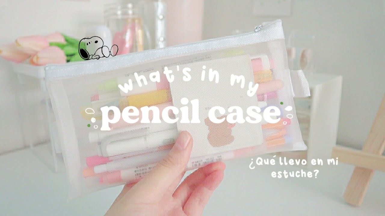 &iquest;what&acute;s in my pencil case? / my essentials for minimalist note making