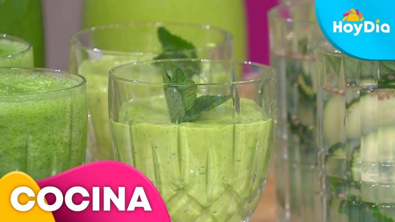 Llénate de energía y salud con estos jugos verdes | Hoy Día | Telemundo