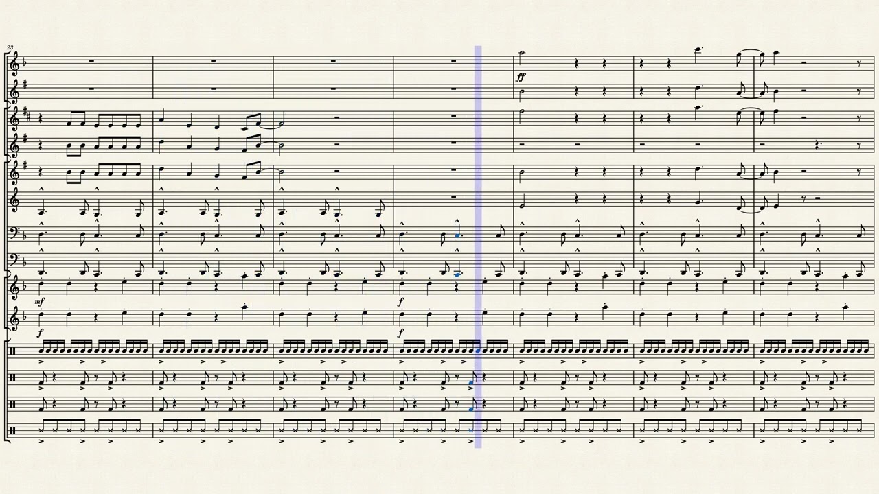 Somebody that i used to know – Gotye - Marching Band arrangement