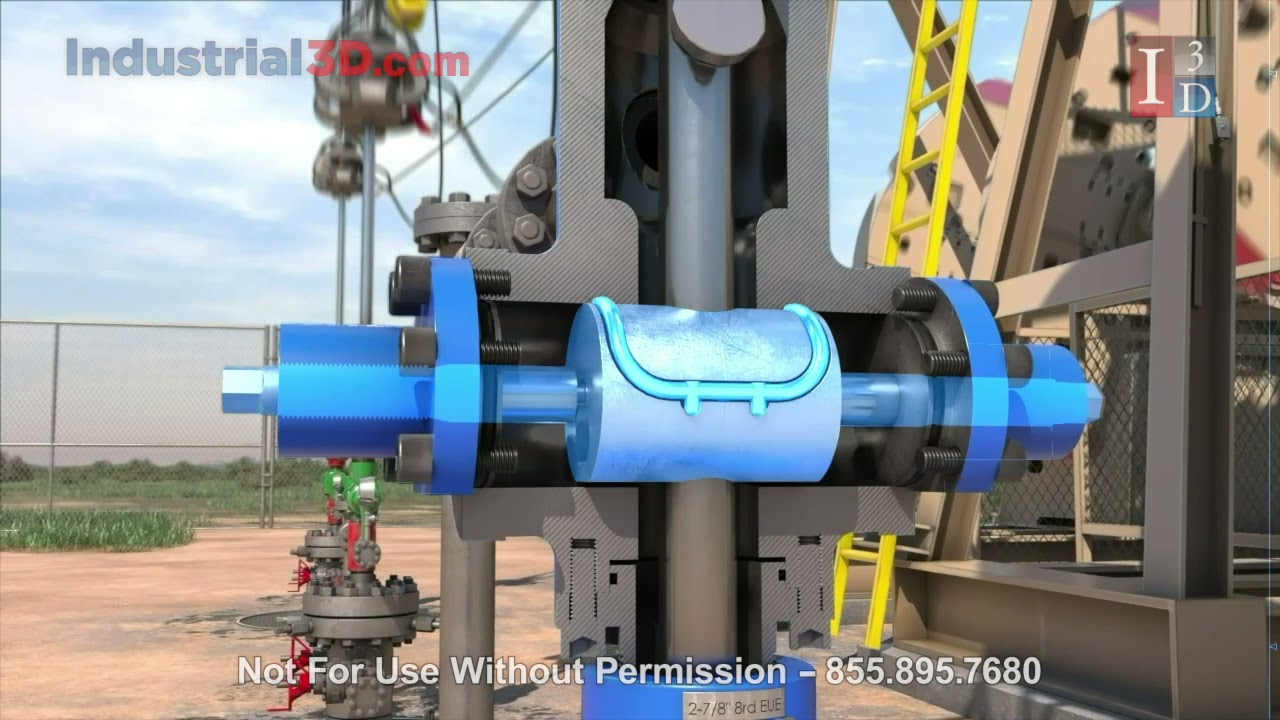 WSI Model J-T Valve Explained in 3D Animation | Game-Changing Wellhead Tech by I3D | Fluid Animation