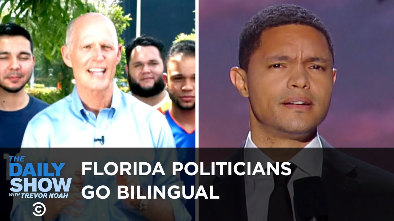 Florida Politicians Go Bilingual for the Hispanic Vote | The Daily Show