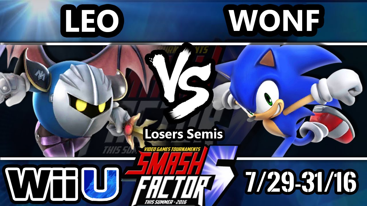 SF5 Smash 4 - SF HDG | Leo (Metaknight) Vs. CS CO | W0nf (Bayonetta, Sonic) SSB4 LS - Smash Wii U