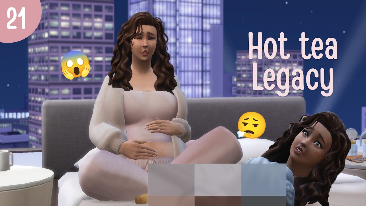 Haar EX verklaart de liefde net voor de BEVALLING🫣 Sims 4: Hot Tea Legacy🧋