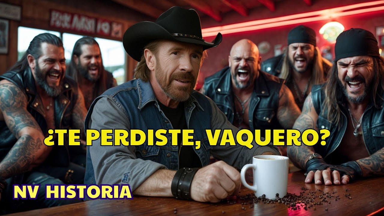 Una pandilla de motociclistas atacó a Chuck Norris, pero un minuto después se arrepintieron…