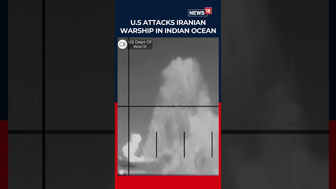US Submarine Torpedoes Iranian Warship IRIS Dena in Indian Ocean, Footage Released | Iran-US | N18S