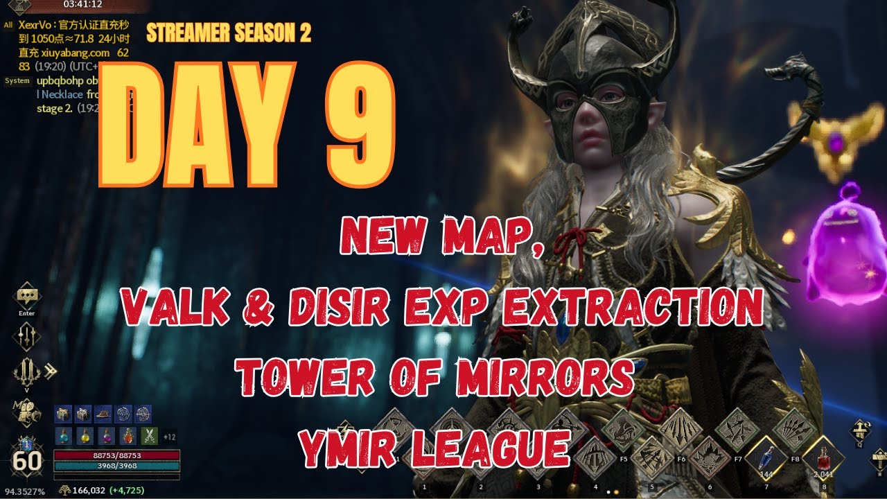 Legend of Ymir – Season 2 Day 9 | New Map, Valk & Disir EXP Extraction + Tower of Mirrors