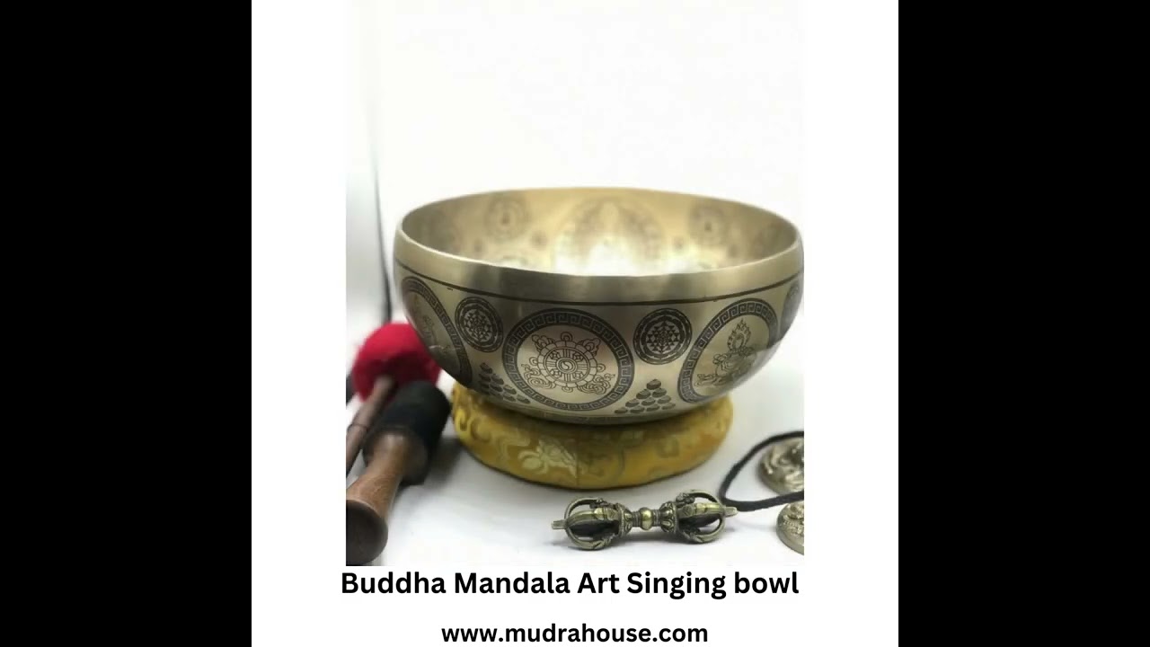 Singing bowl - Buddha Mandala Art | Meditation tools