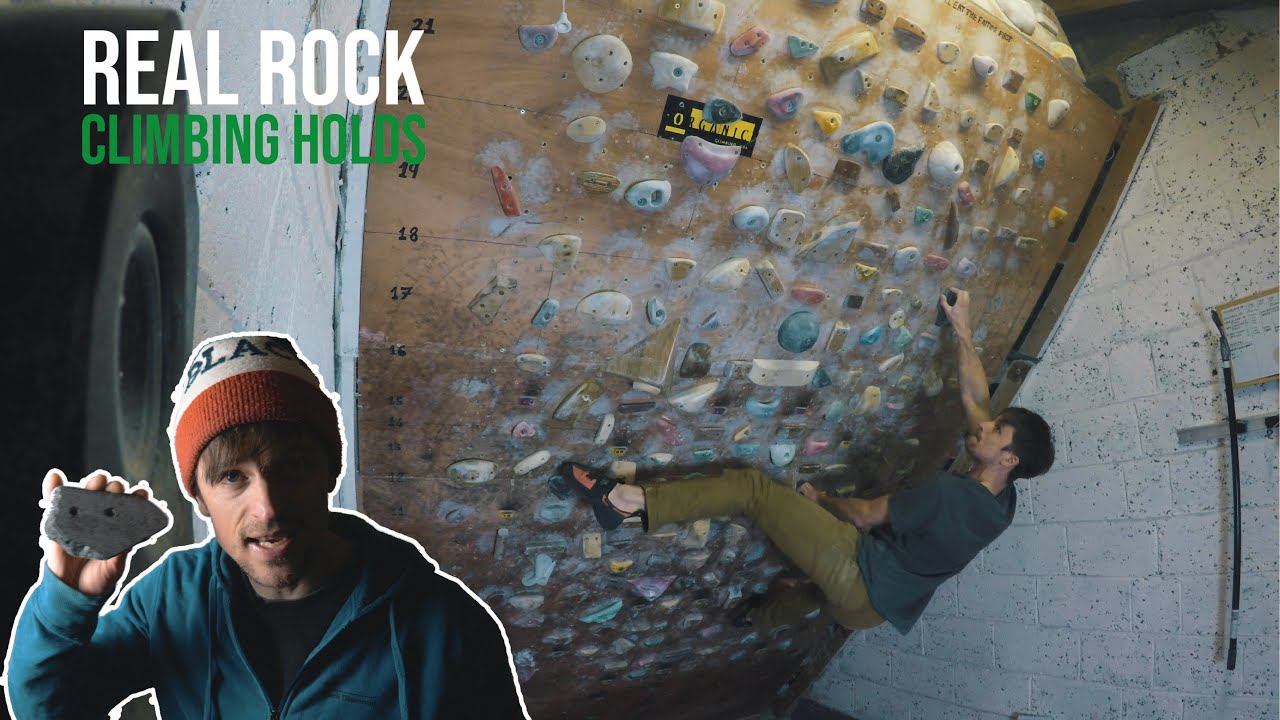 These holds are made out of REAL ROCK.