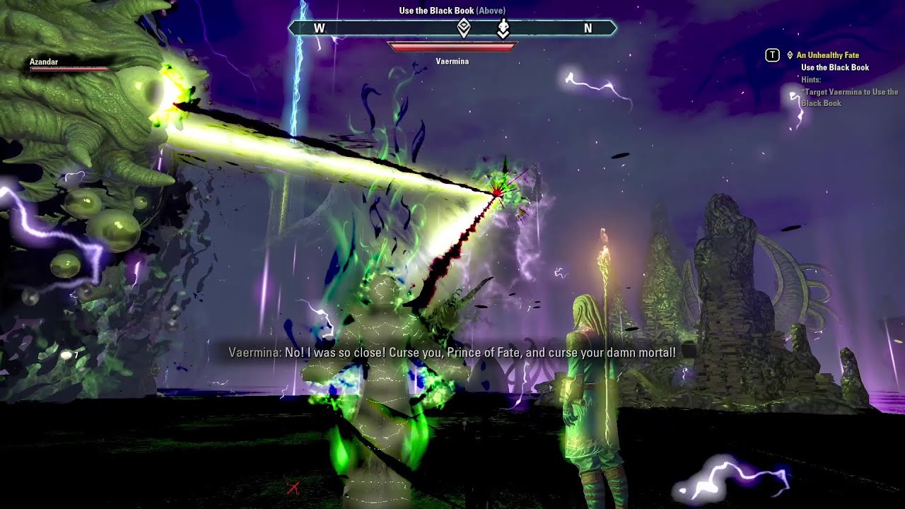 Vaermina: Hermaeus Mora has found me? No!