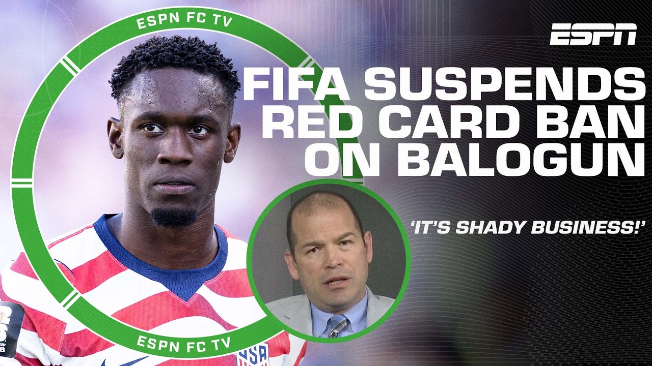 'SHADY BUSINESS!' - Alejandro Moreno on FIFA allowing Balogun to play vs. Belgium | ESPN FC