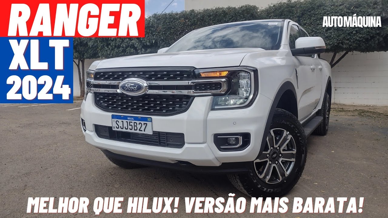 [EXCLUSIVIDADE] NOVA FORD RANGER XLT 2024 VERSÃO SIMPLES COM MOTOR V6 VEIO PARA TIRAR HILUX DE LINHA