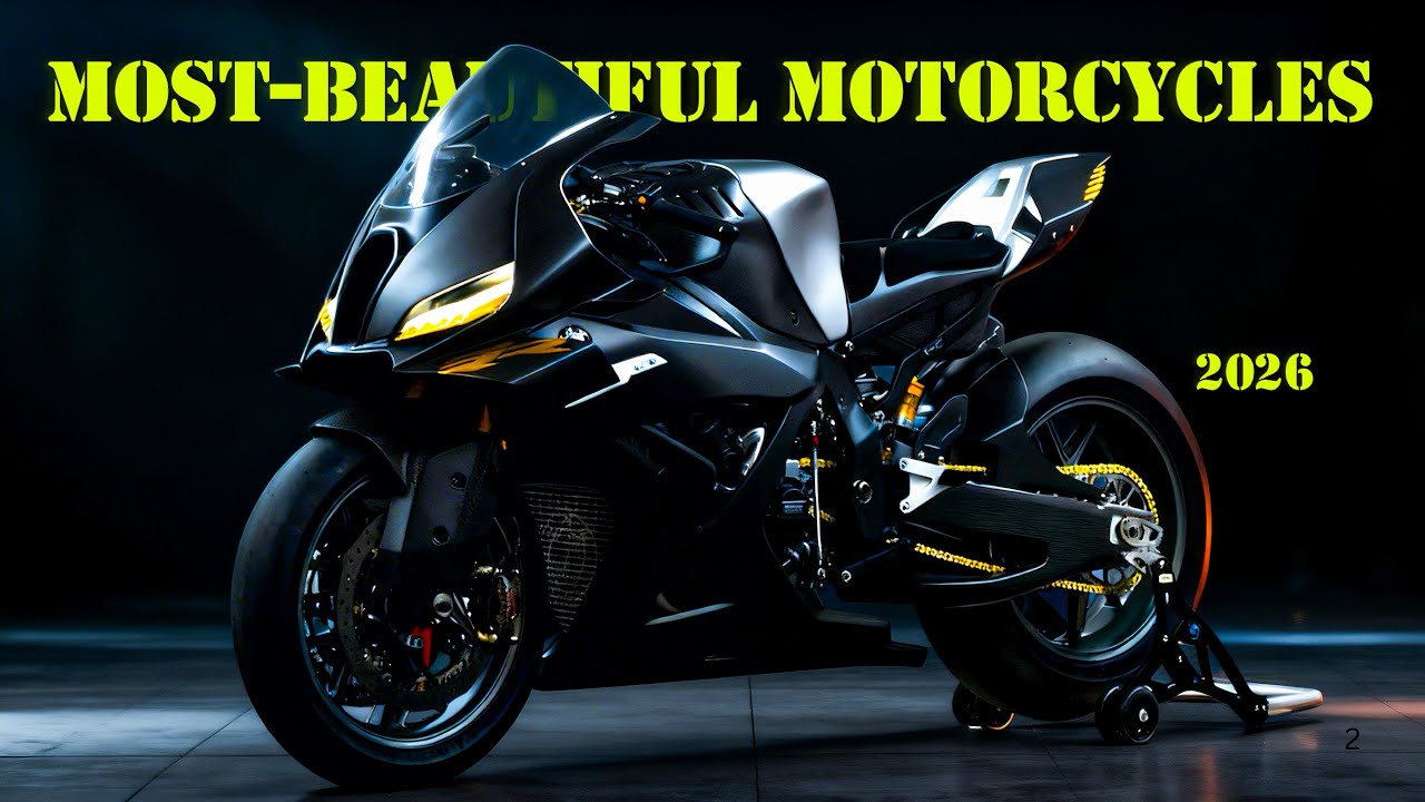 2026 Top 40 All New Most-Beautiful Motorcycles!