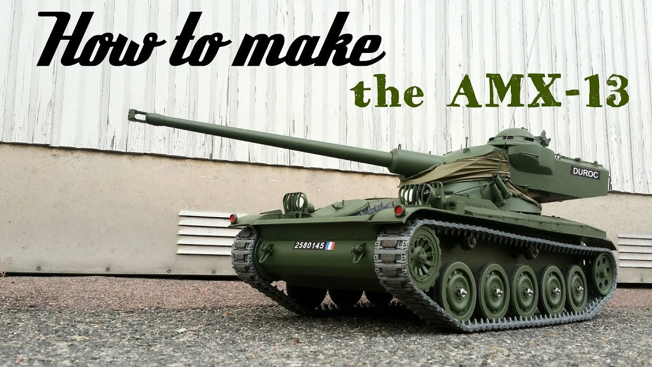 How to make a 1/8 scale AMX-13 - step by step