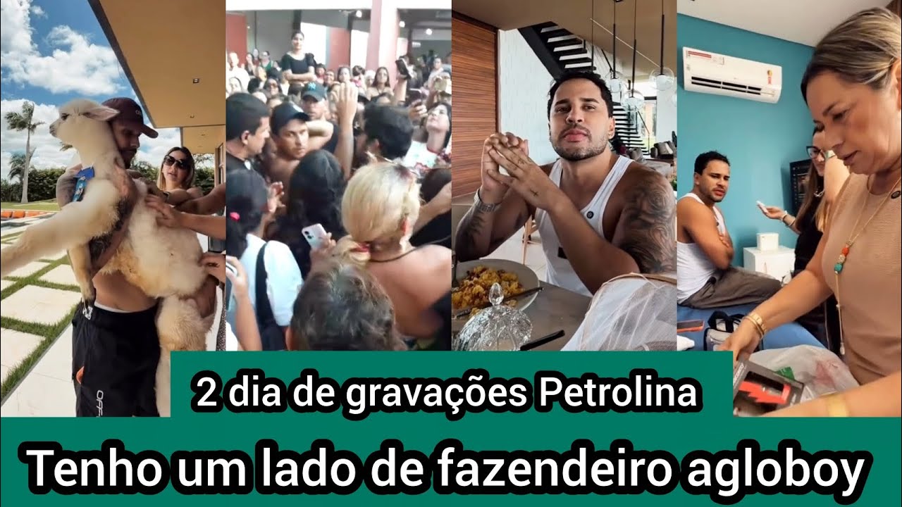 Lucas Guimarães animado pro 2 dia de gravações em Petrolina e relembra infância - Bastidores P.1