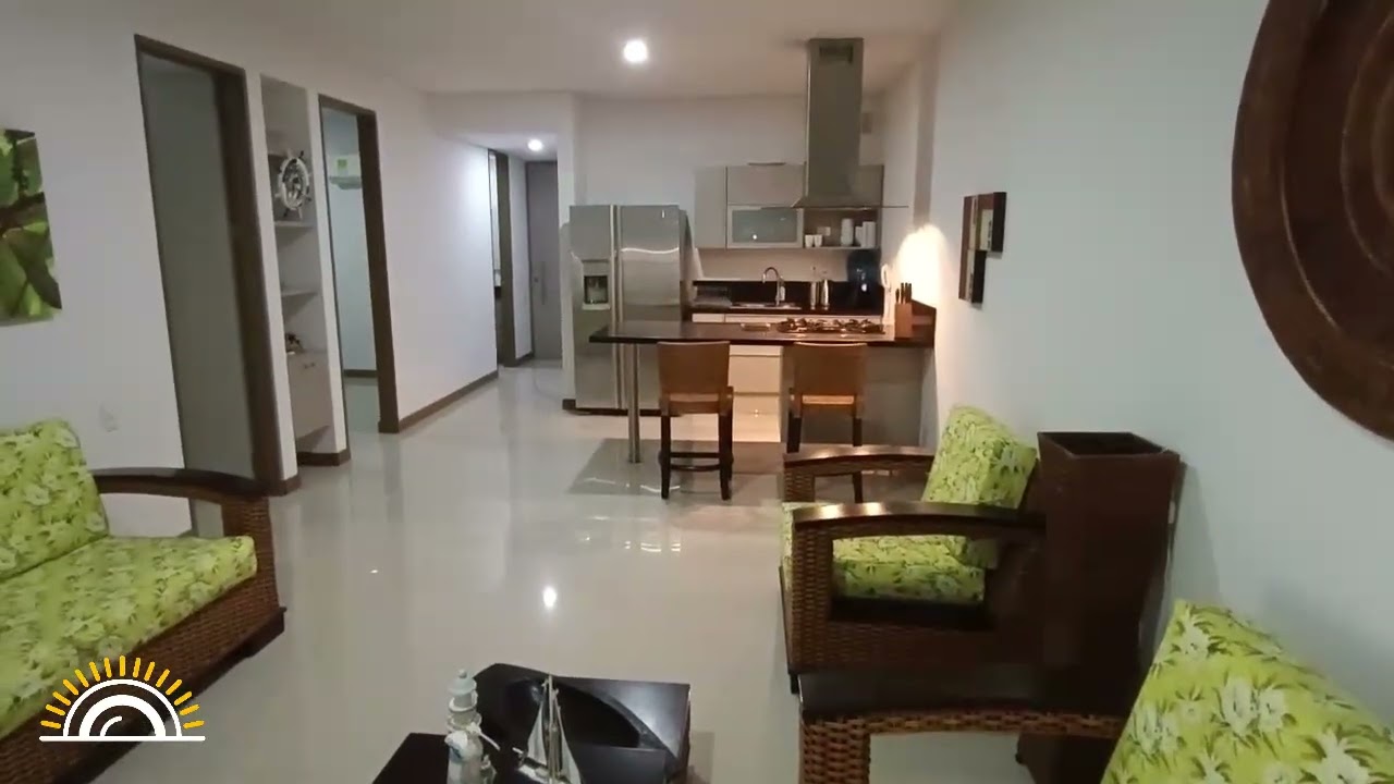 Apartamento de 2 habitaciones 2 baños en Pozos Colorados en Arriendo por meses
