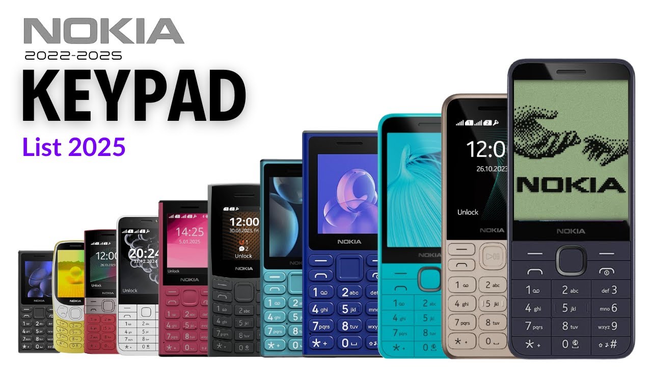 Nokia keypad Mobiles List 2025-2022 | Each Mobile Phone Review