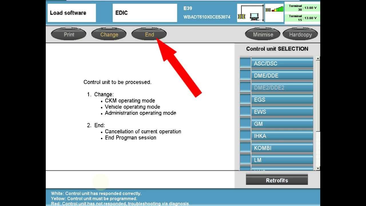 ABS Replacing and coding Bosch 5 7 BMW E39 with DIS & SSS