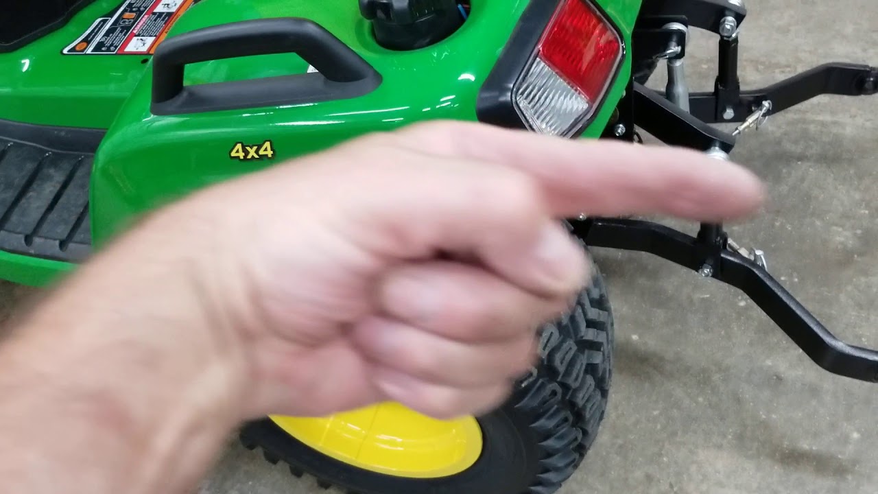 John Deere X758 Diesel add a 3 point hitch.
