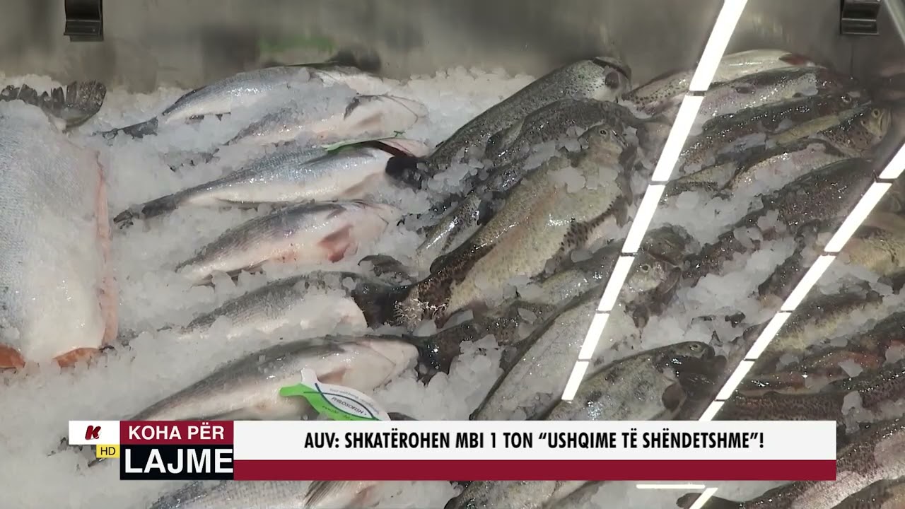 AUV SHKATËROHEN MBI 1 TON USHQIME TË SHËNDETSHME