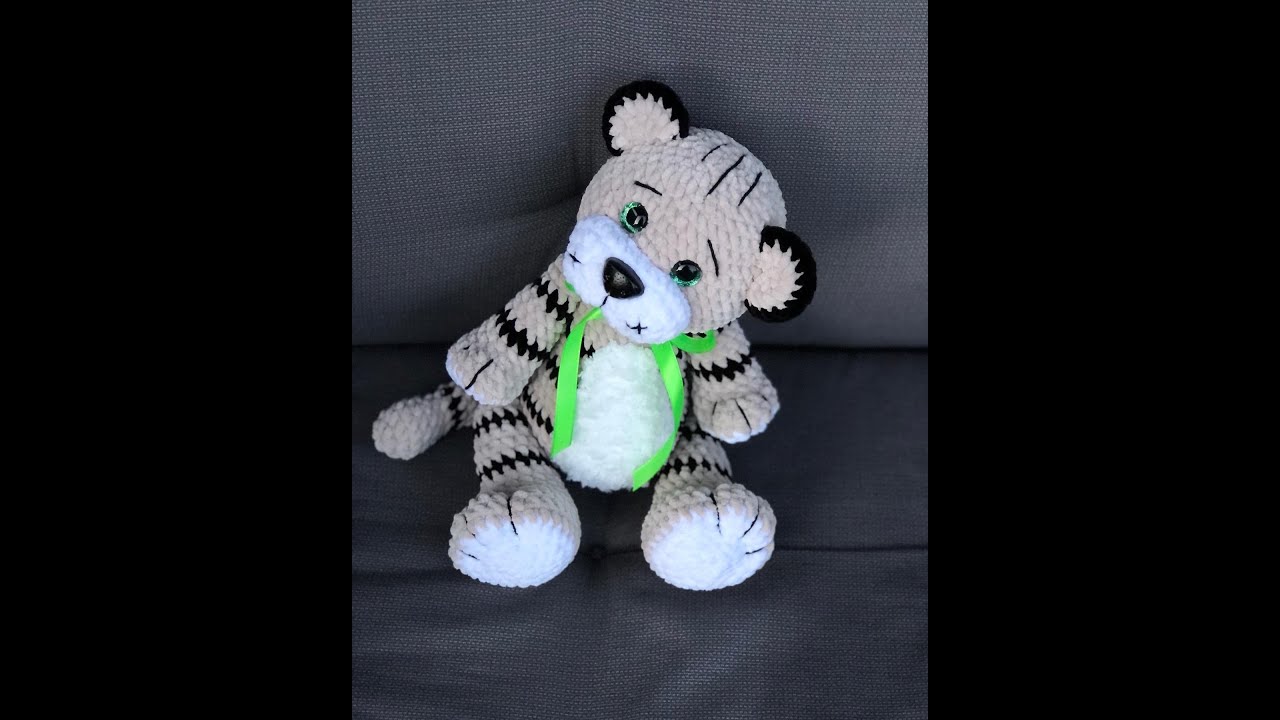 Тигренок 1 часть  по мк от Юлии Имгрунт / How to knit a tiger
