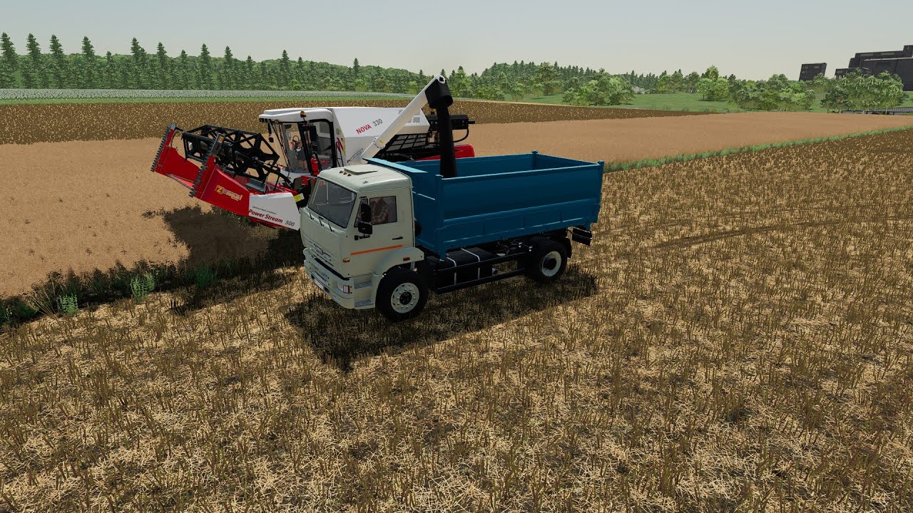 Farming Simulator 22. Карта «Балдейкино». Стрим-кооп №54.