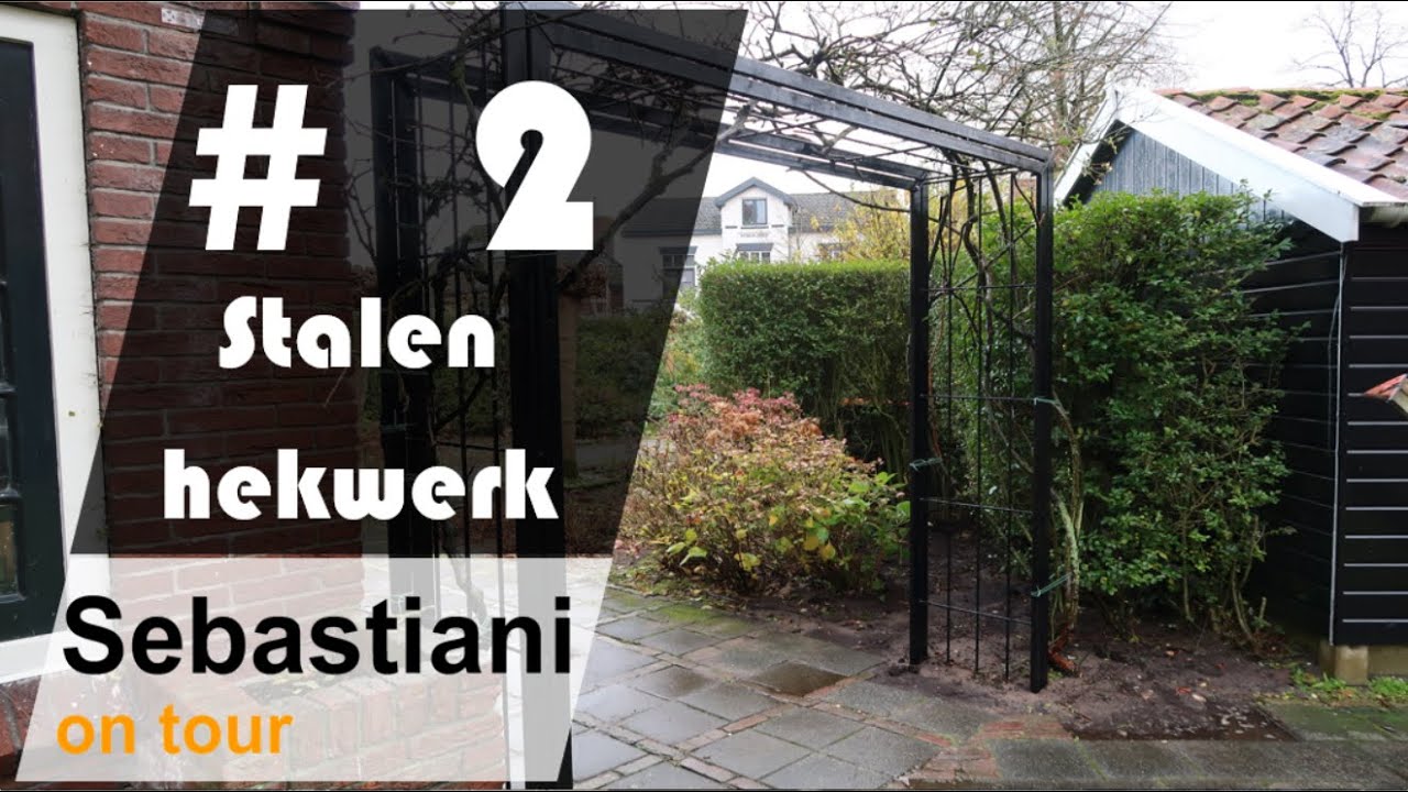 SEBASTIANI ON TOUR  stalen pergola #2