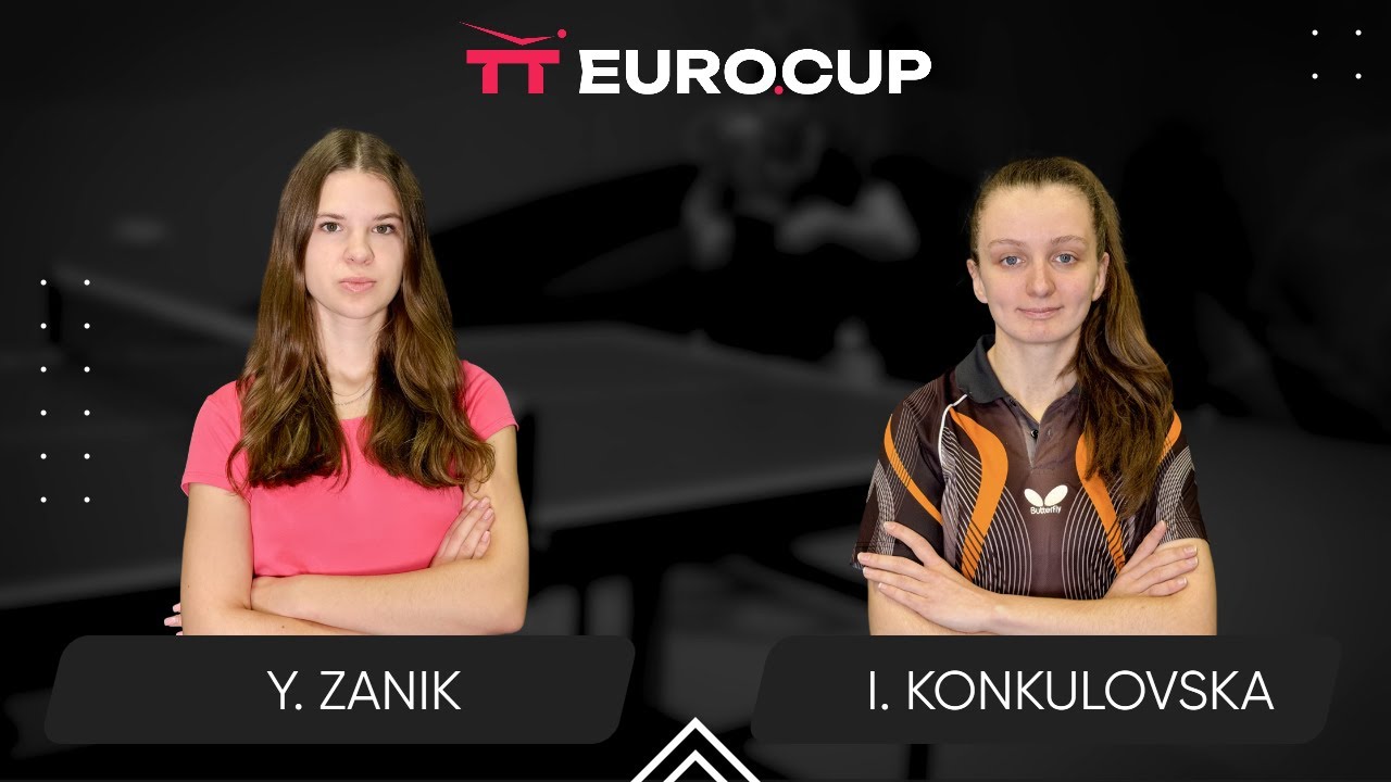 14:20 Yulianna Zanik - Iryna Konkulovska 19.01.2026 TT Euro.Cup Women Ukraine Master. TABLE 3