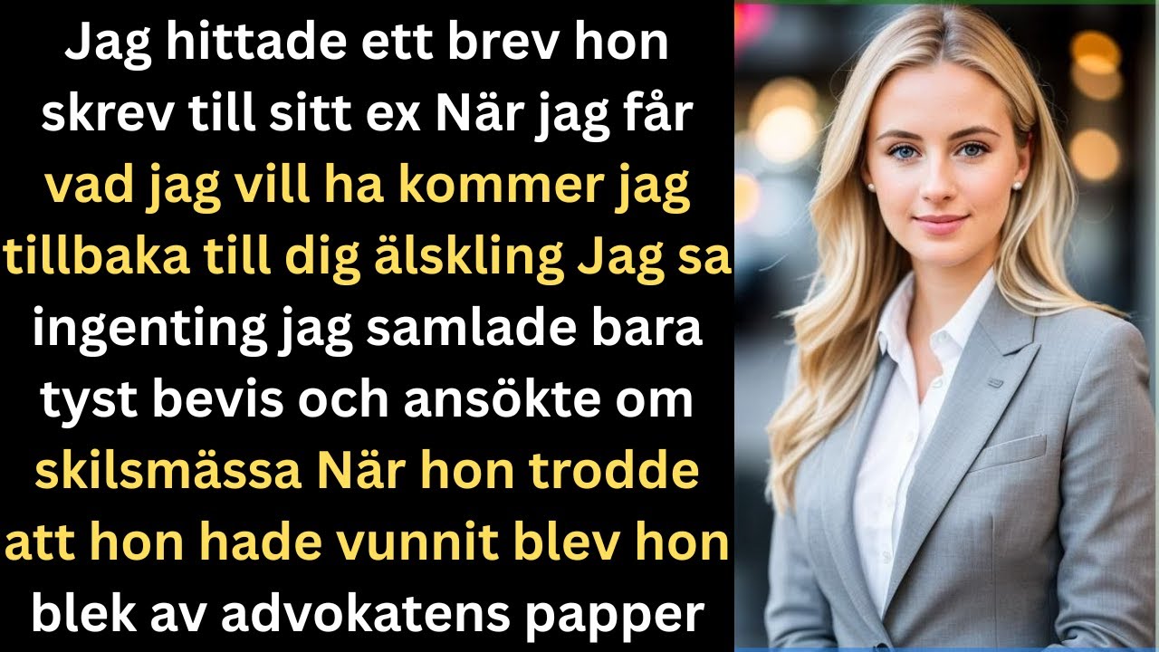 Jag hittade hennes brev till exet sanningen som &auml;ndrade allt
