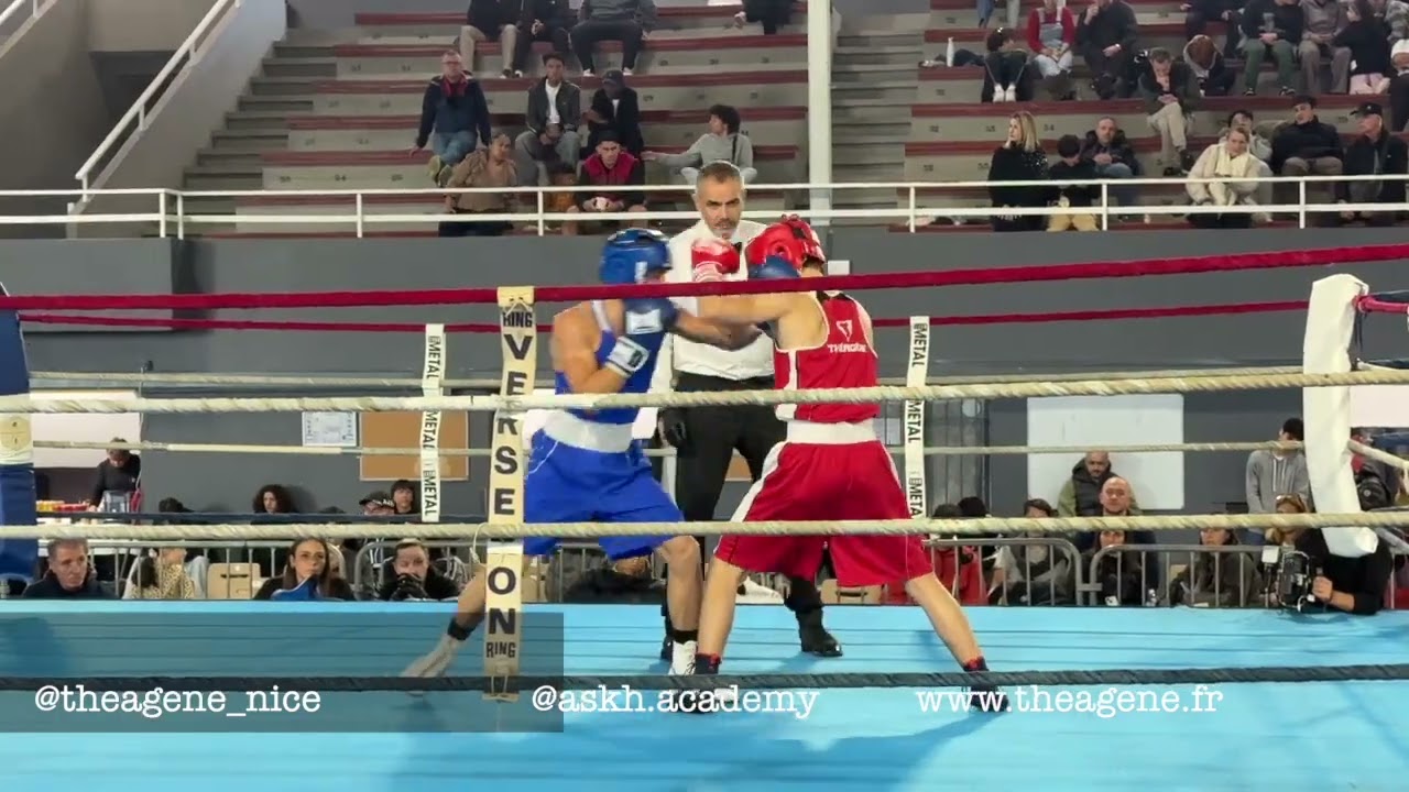 1/2 final de championnat PACA , boxe anglaise FFB victoire: Amine ASKHAPOV et Deinis Jean Zephyrin