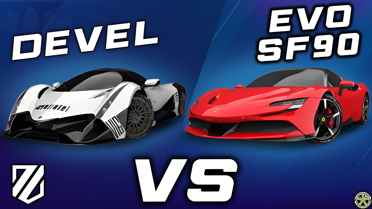 DEVEL SIXTEEN vs EVO Ferrari SF90 in Gauntlet: Asphalt Legends