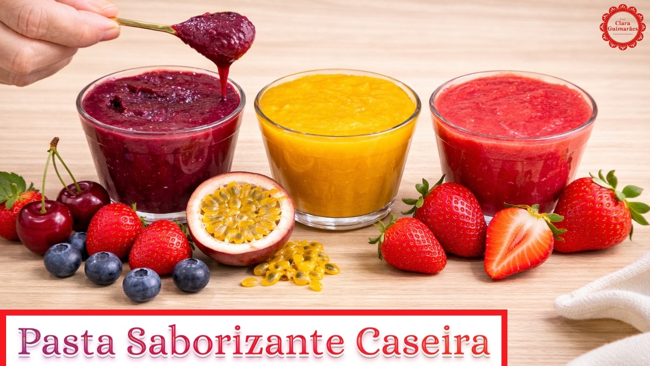 3 sabores de PASTA SABORIZANTE 100% naturais! Muito melhor que as industrializadas!