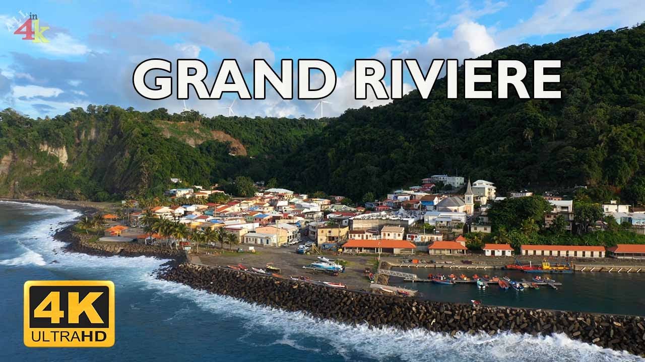 Grand Riviere, Martinique, France 🇫🇷 | 4K Drone Footage