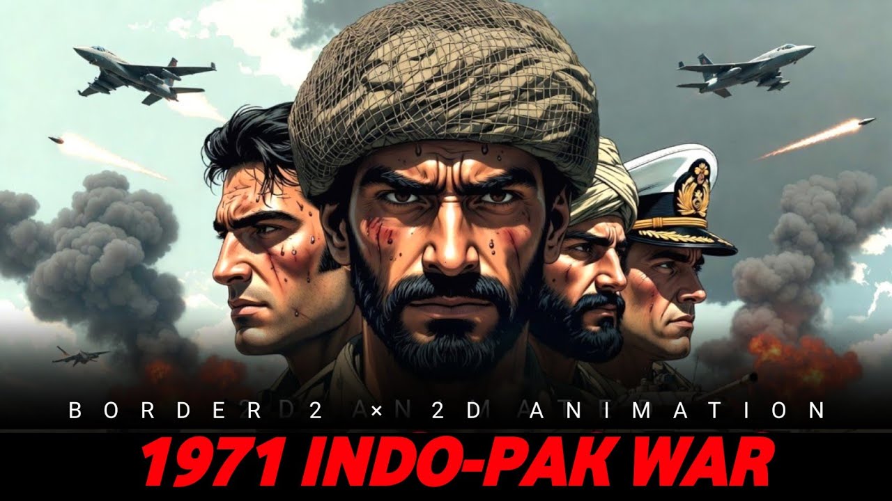Border 2: The Real Story | 1971 Indo-Pak War | Animated 