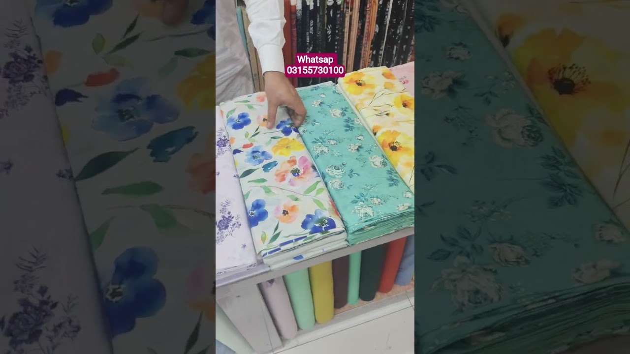 Напечатанный высококачественный газонный комплект из 3 предметов #lawn2026 #digitalprint