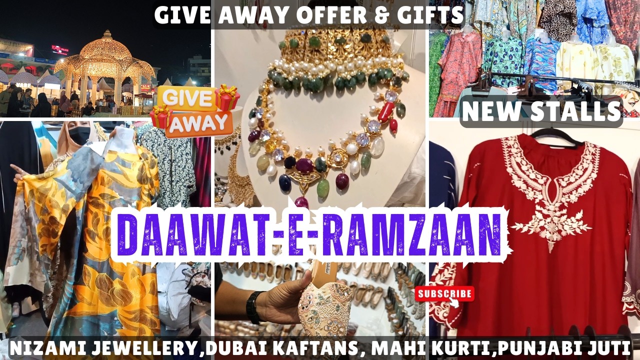 Dawat-e-Ramzaan Expo 2026 | New Stalls & Giveaway Offers 🎁 Nizami Jewellery,Kaftans,Kurti,Juti #fyp