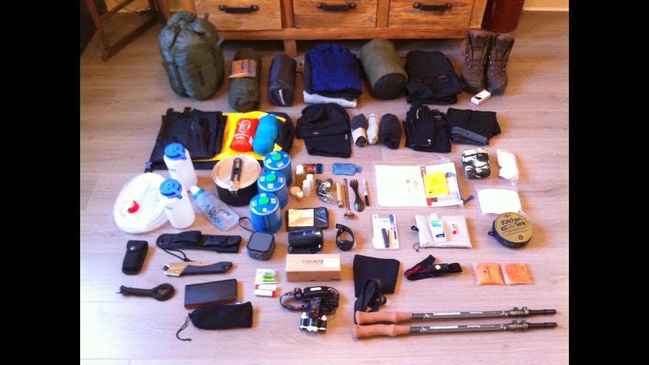 Mat&eacute;riel pour mon TREK - 6 jours et 5 nuits en montagne