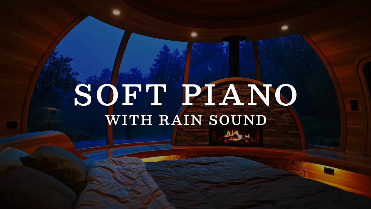 Soft Piano and Rain Sleep Music 🌧️ Enjoy Deep Rest with Gentle Piano and Forest Rain Sounds